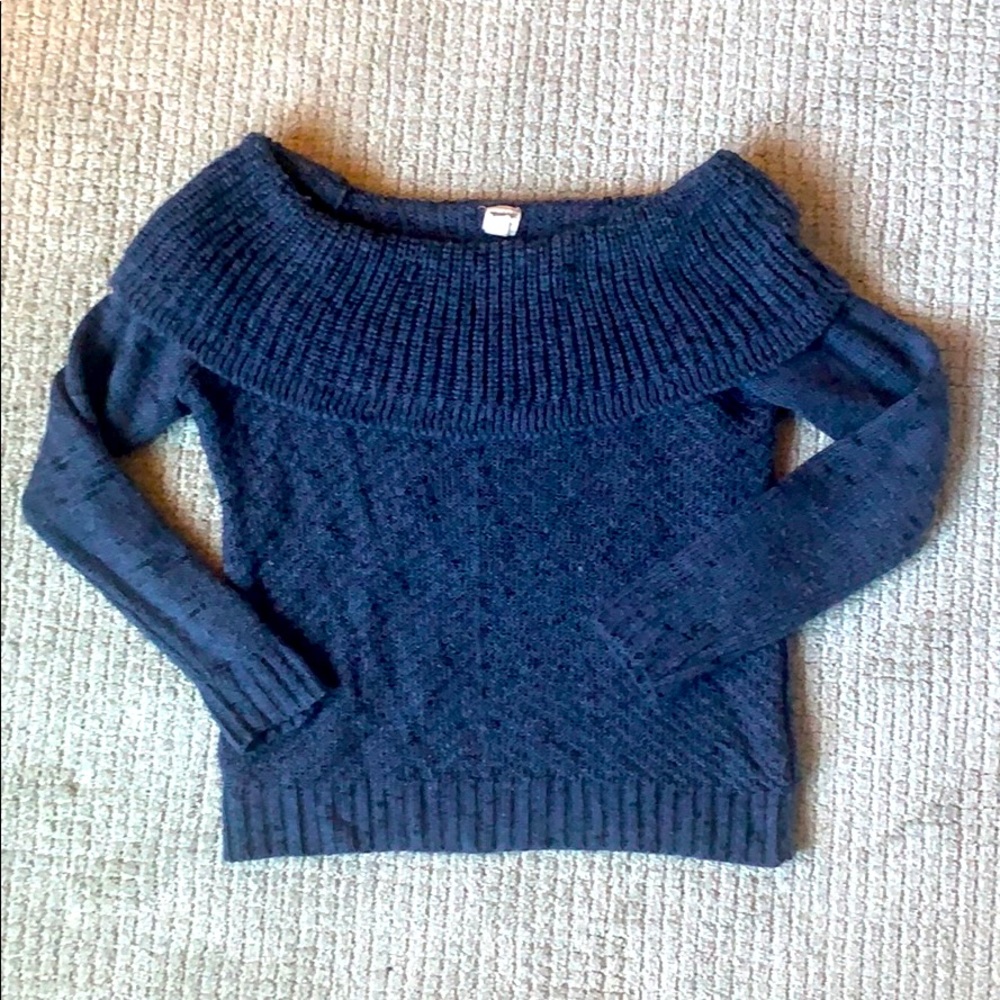 Off the shoulder sweater
